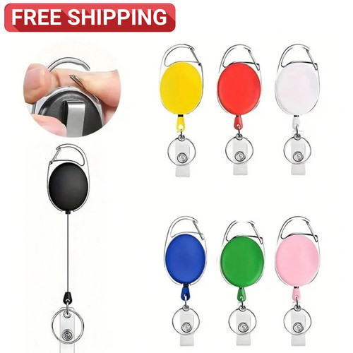 1pc retractable badge reel key - badge,