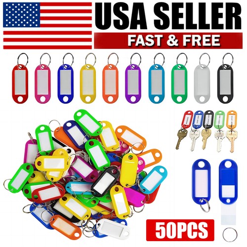 Pcs plastic key tags with - 50,